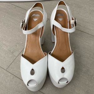 Jeffrey Campbell with Wild fox platform sandals